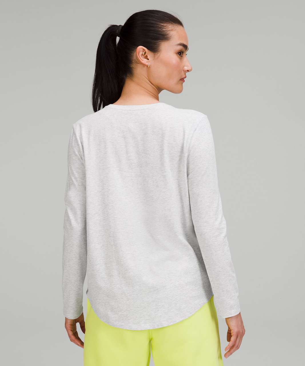 Lululemon Love Long Sleeve Shirt - Heathered Core Ultra Light Grey