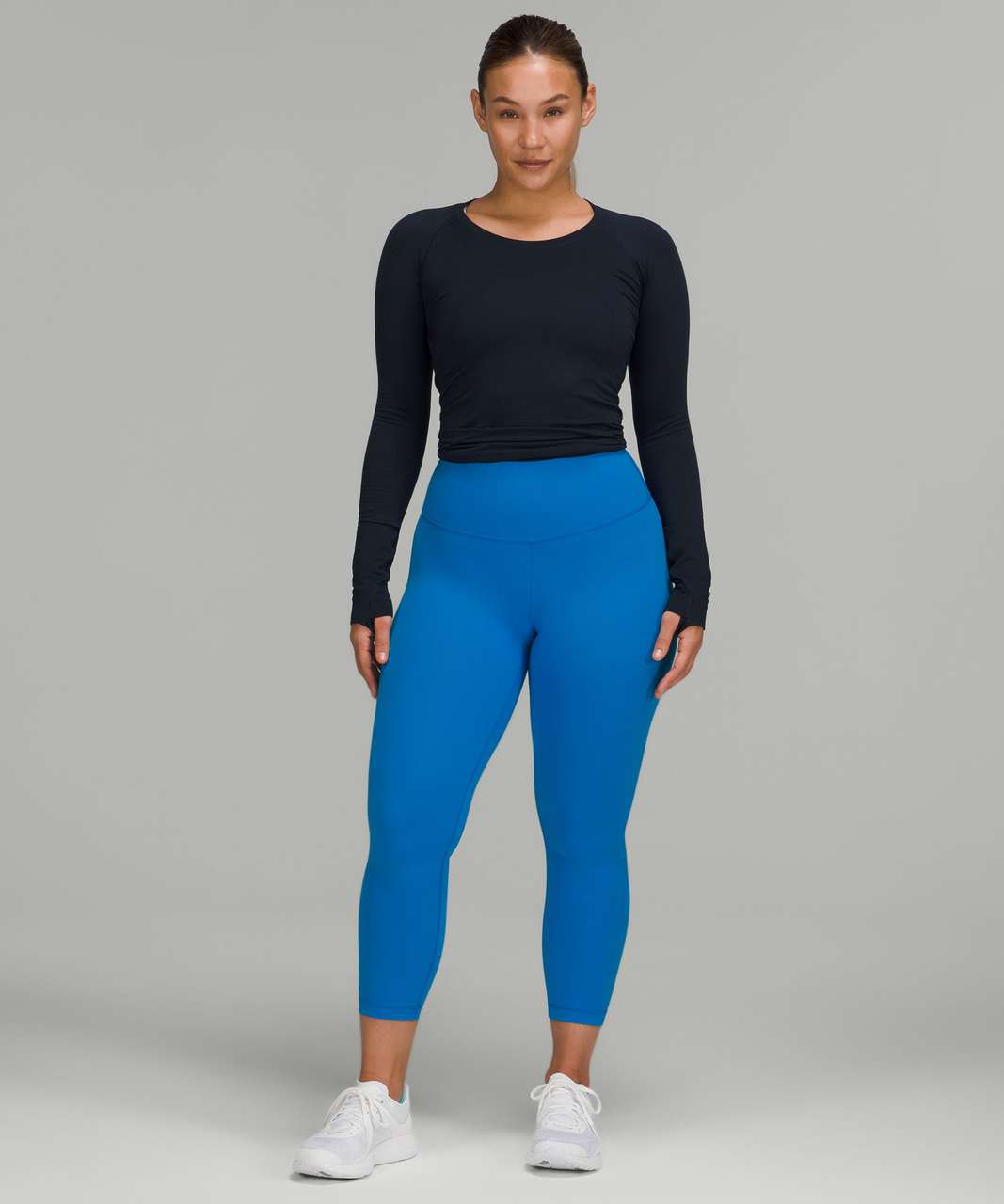 Lululemon Wunder Train Contour Fit High-Rise Crop 23 - Poolside