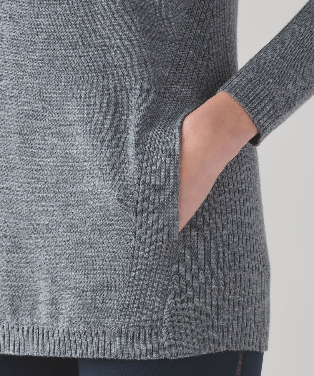 Lululemon Sweat And Savasana Sweater - Heathered Medium Grey