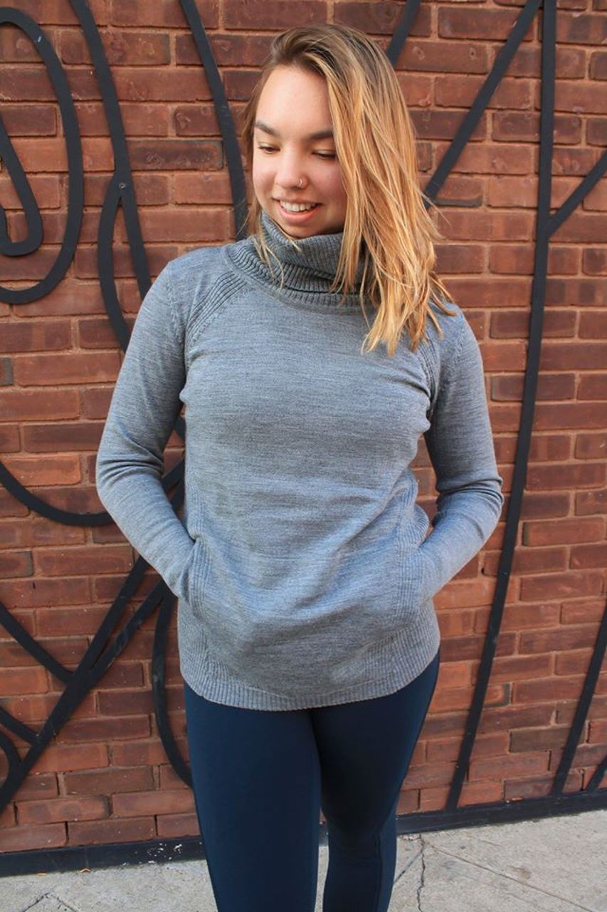 Lululemon Sweat And Savasana Sweater - Heathered Medium Grey