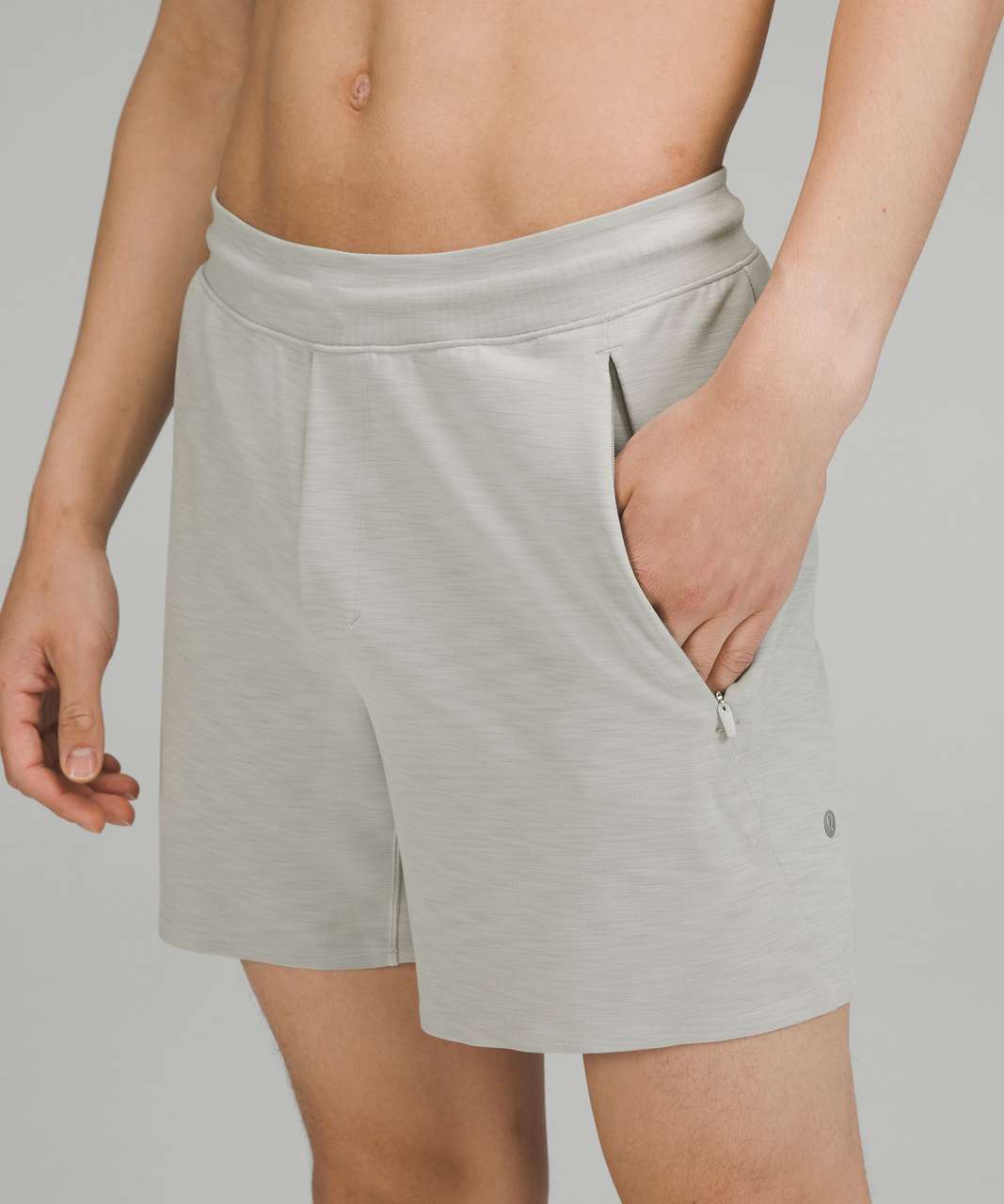 Lululemon Balancer Short 6" *Everlux - Heathered Seal Grey