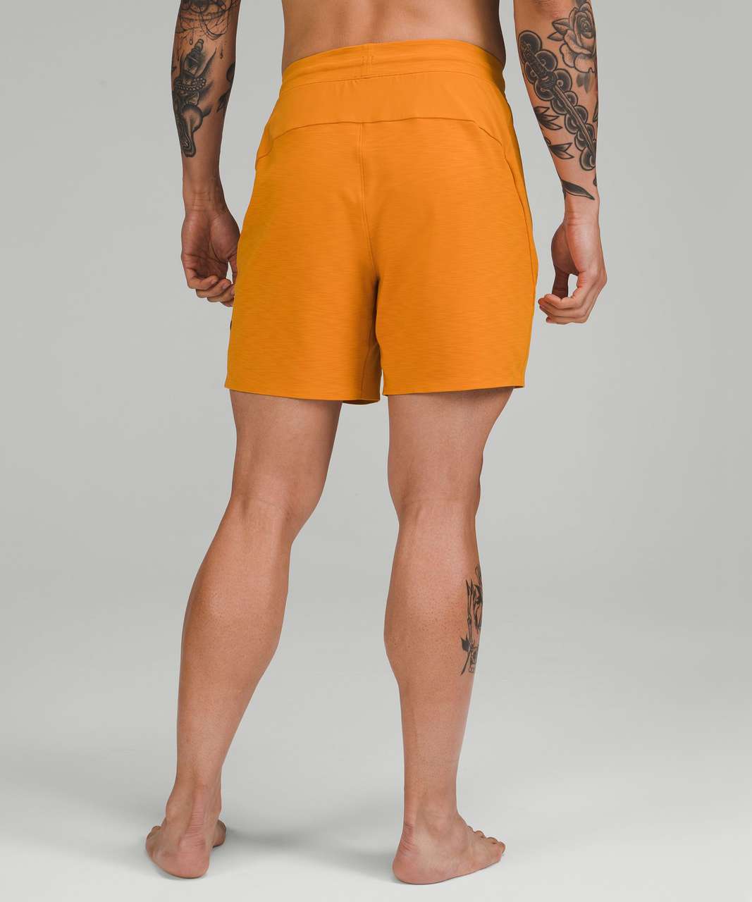 Lululemon Balancer Short 6" *Everlux - Heathered Autumn Orange