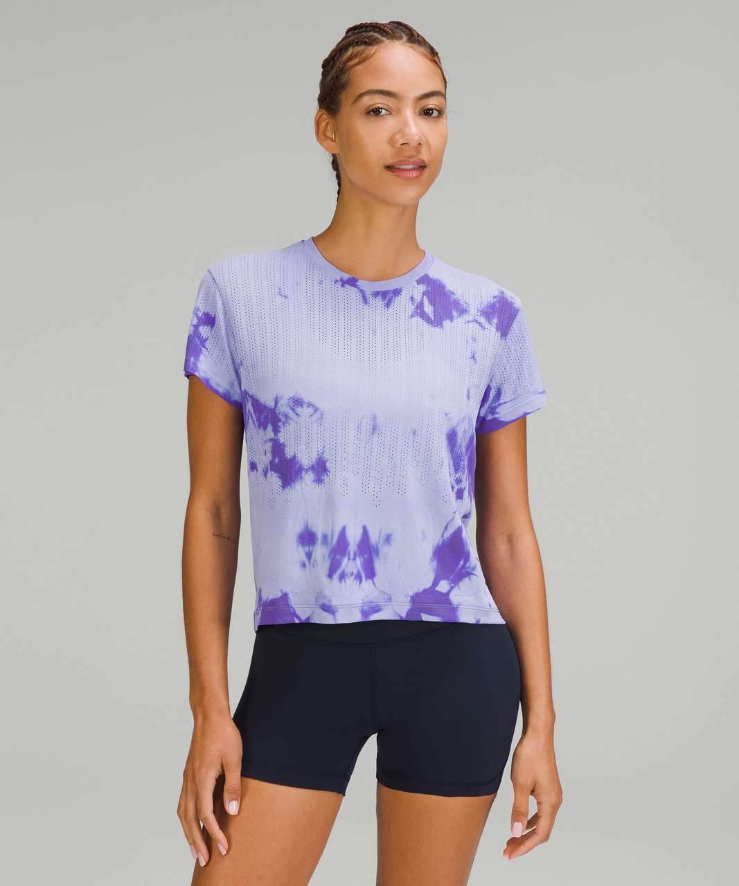 Lululemon Train to Be Short Sleeve Shirt - Ripple Wave Mineral