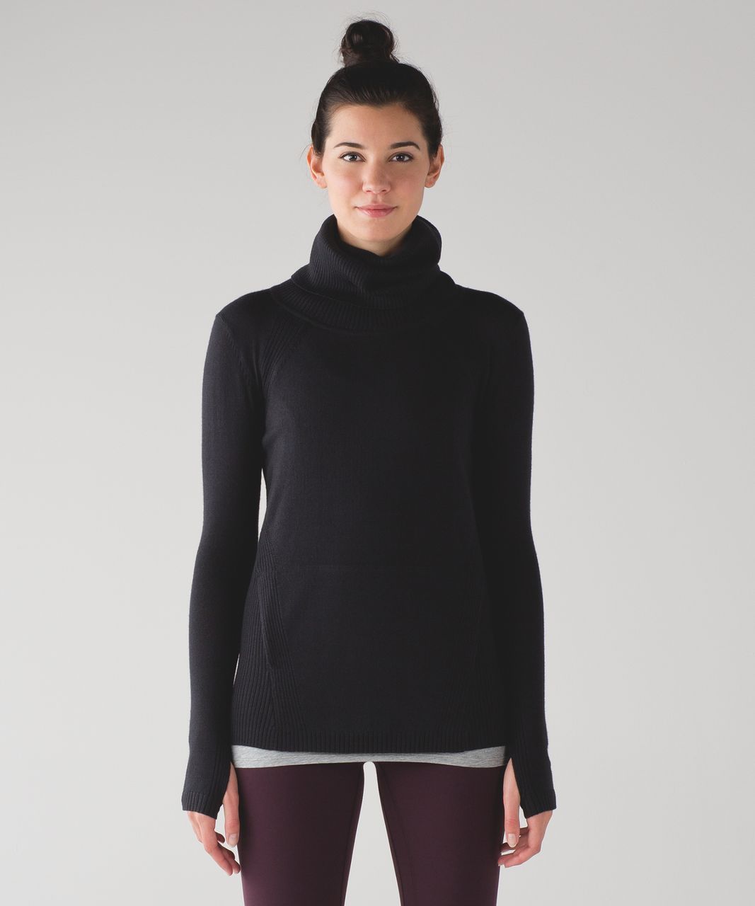 Lululemon Sweat And Savasana Sweater - Black - lulu fanatics