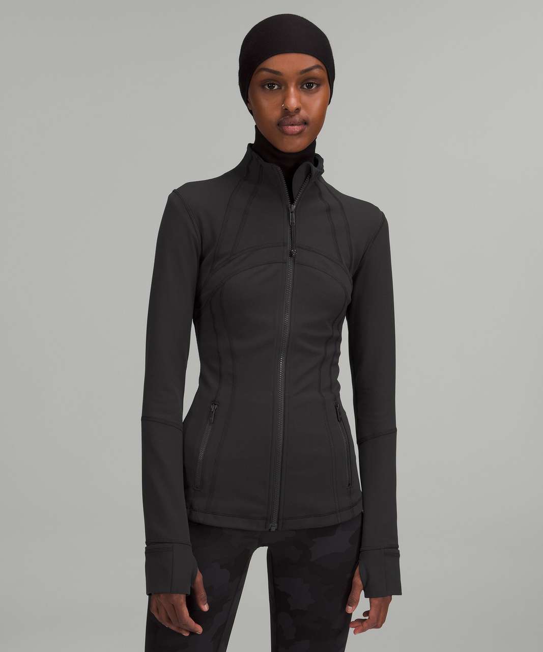 Lululemon Its Rulu Run Cropped Half Zip - Blue Nile - lulu fanatics