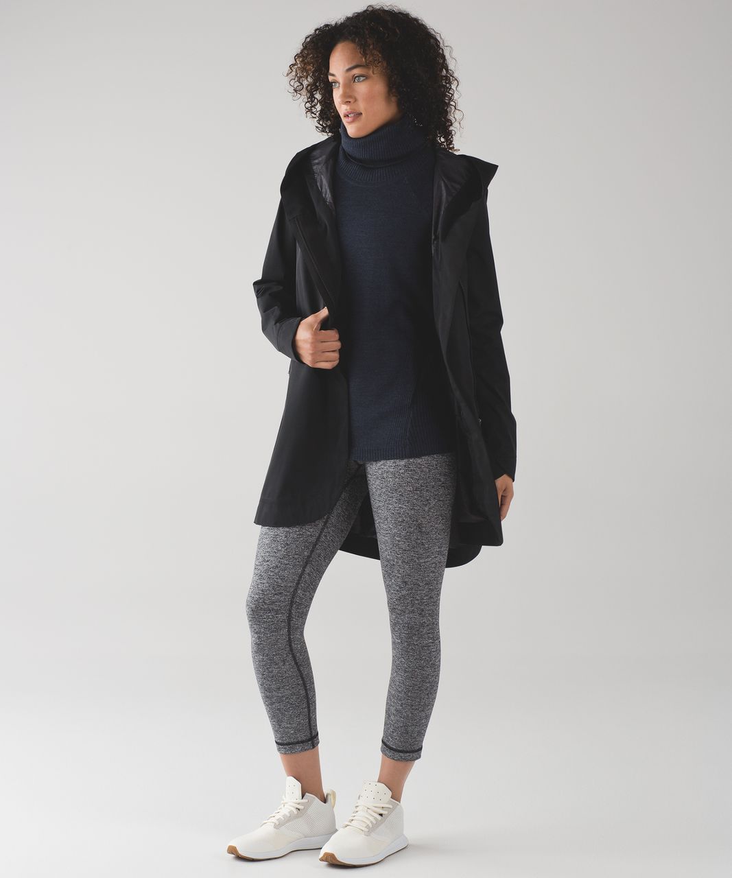 Lululemon Sweat And Savasana Sweater - Heathered Inkwell