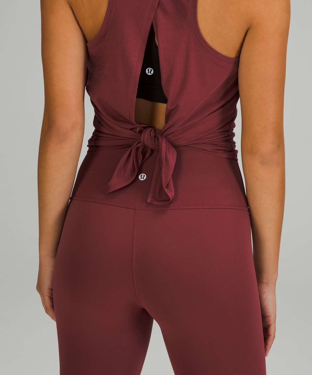 Lululemon All Tied Up Tank Top - Mulled Wine