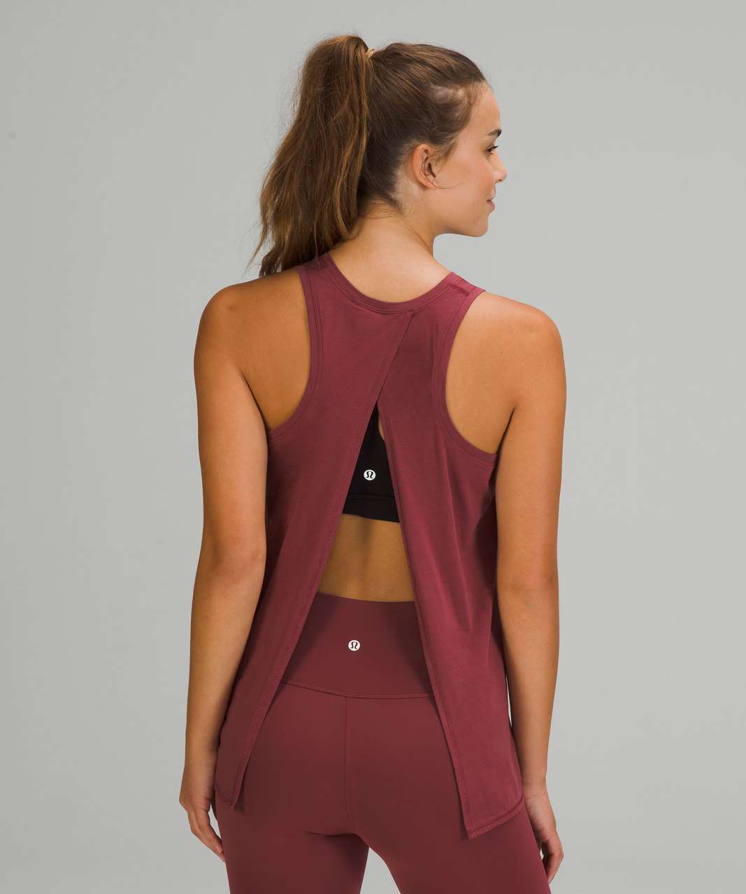 Lululemon All Tied Up Tank Top - Mulled Wine