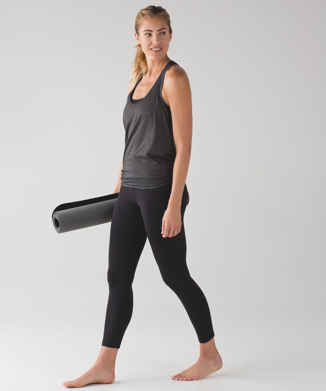 Lululemon Tie It Up Singlet - Heathered Black