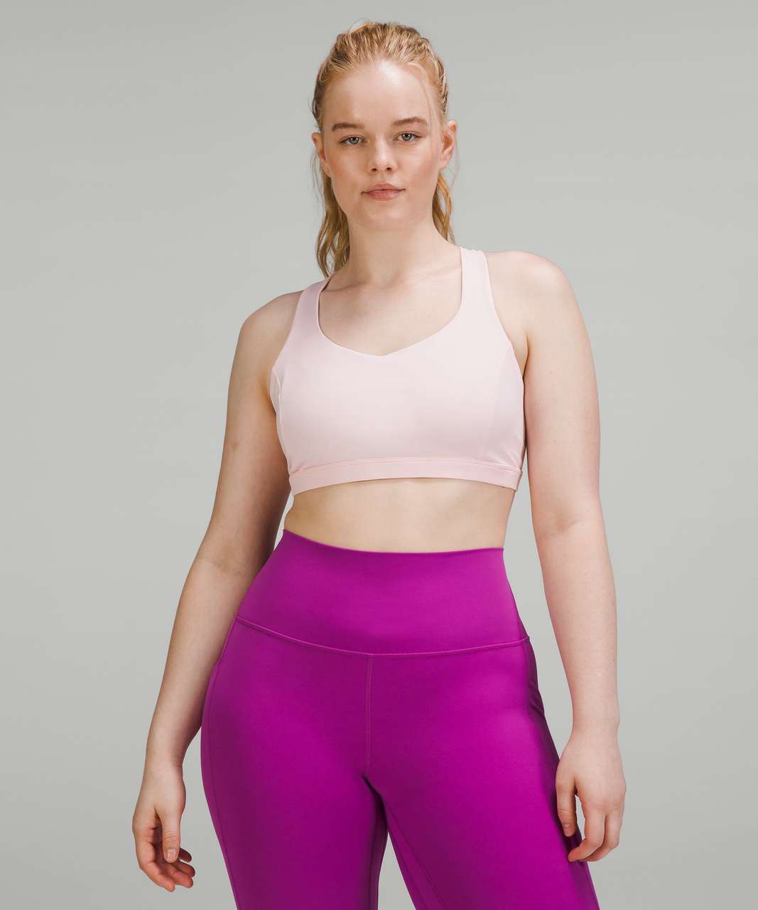 Lululemon Free to be Serene Bra pink  Clothes design, Fashion tips, Pink  bra