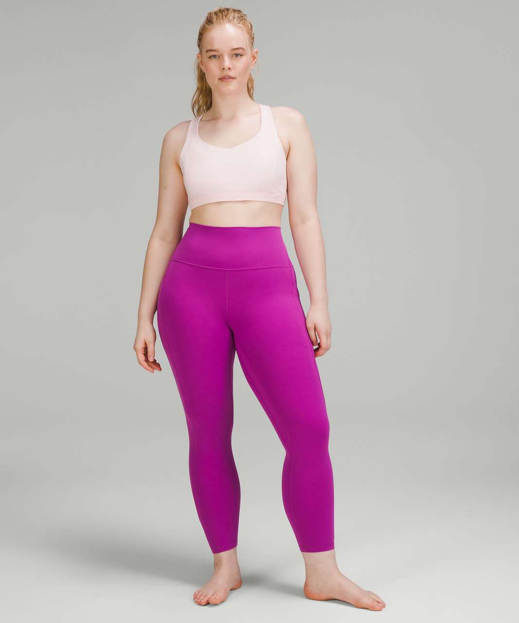 Lululemon Free to Be Serene Bra *Light Support, C/D Cup - Strawberry  Milkshake - lulu fanatics