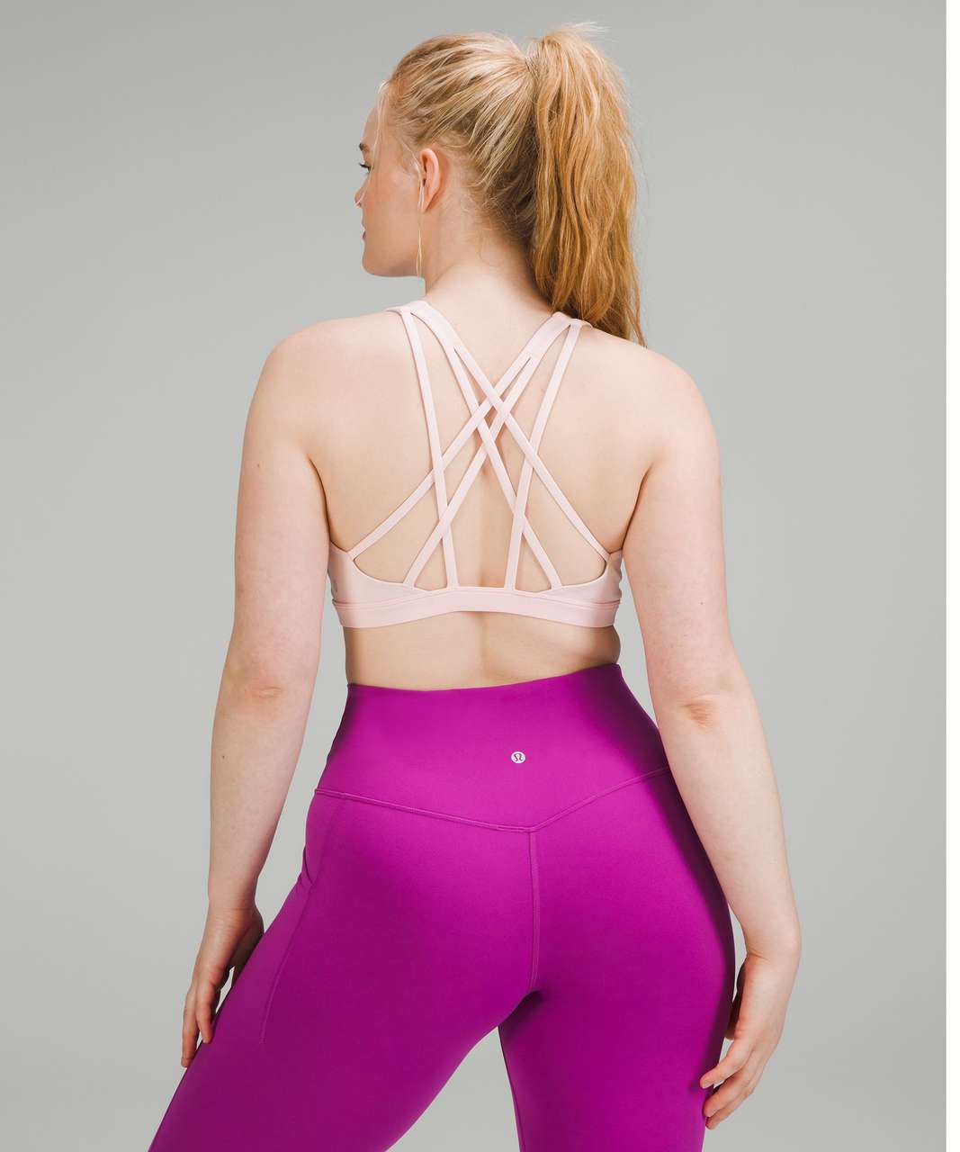 Lululemon Free to Be Serene Bra *Light Support, C/D Cup - Strawberry  Milkshake - lulu fanatics