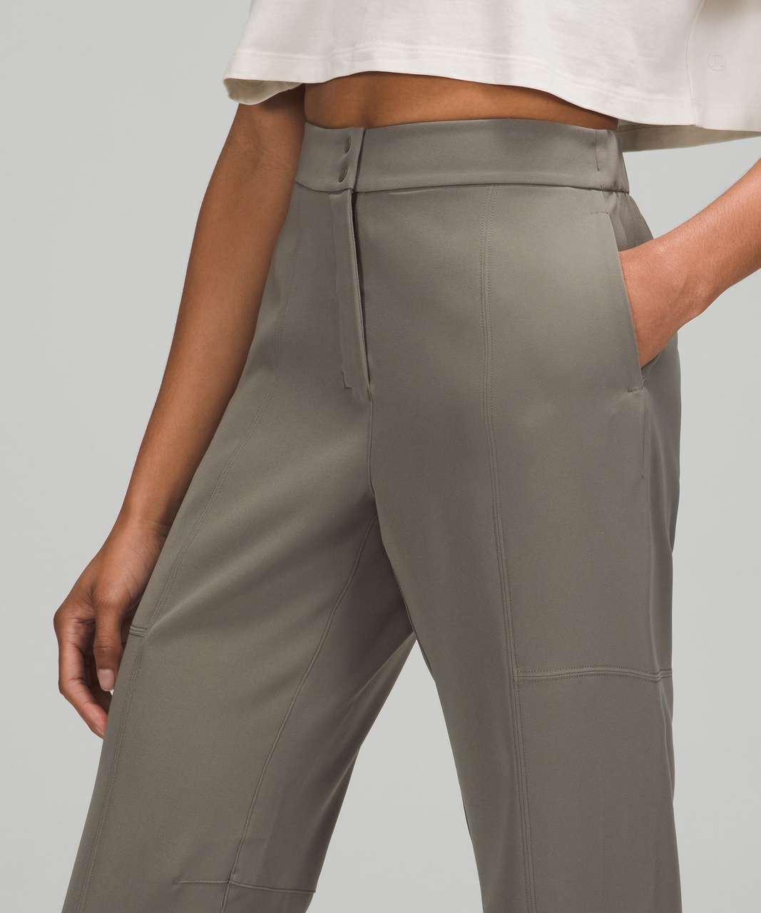 Lululemon Dynamic Days Pant *Travel Woven - Grey Sage