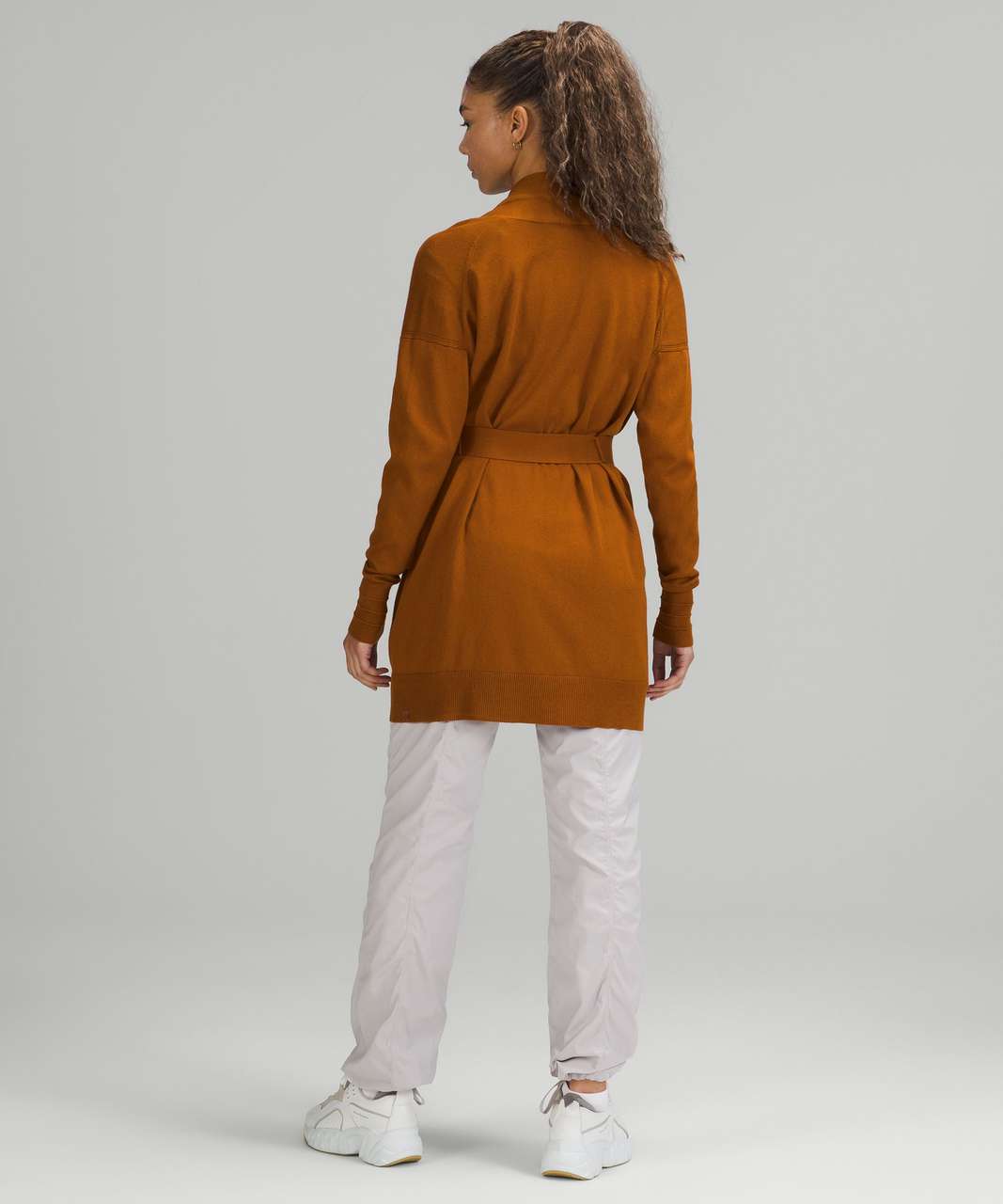 Lululemon Cotton-Cashmere Knit Wrap - Butternut Brown