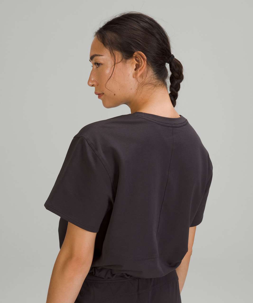 Lululemon LA Side Cinch T-Shirt - Black Granite