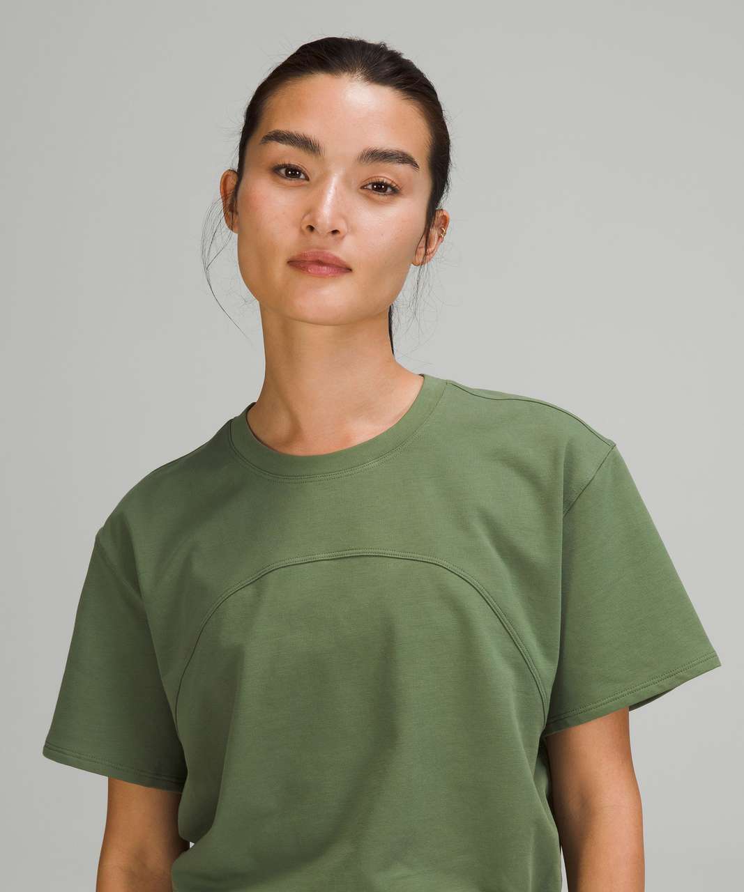 Lululemon LA Side Cinch T-Shirt - Green Twill