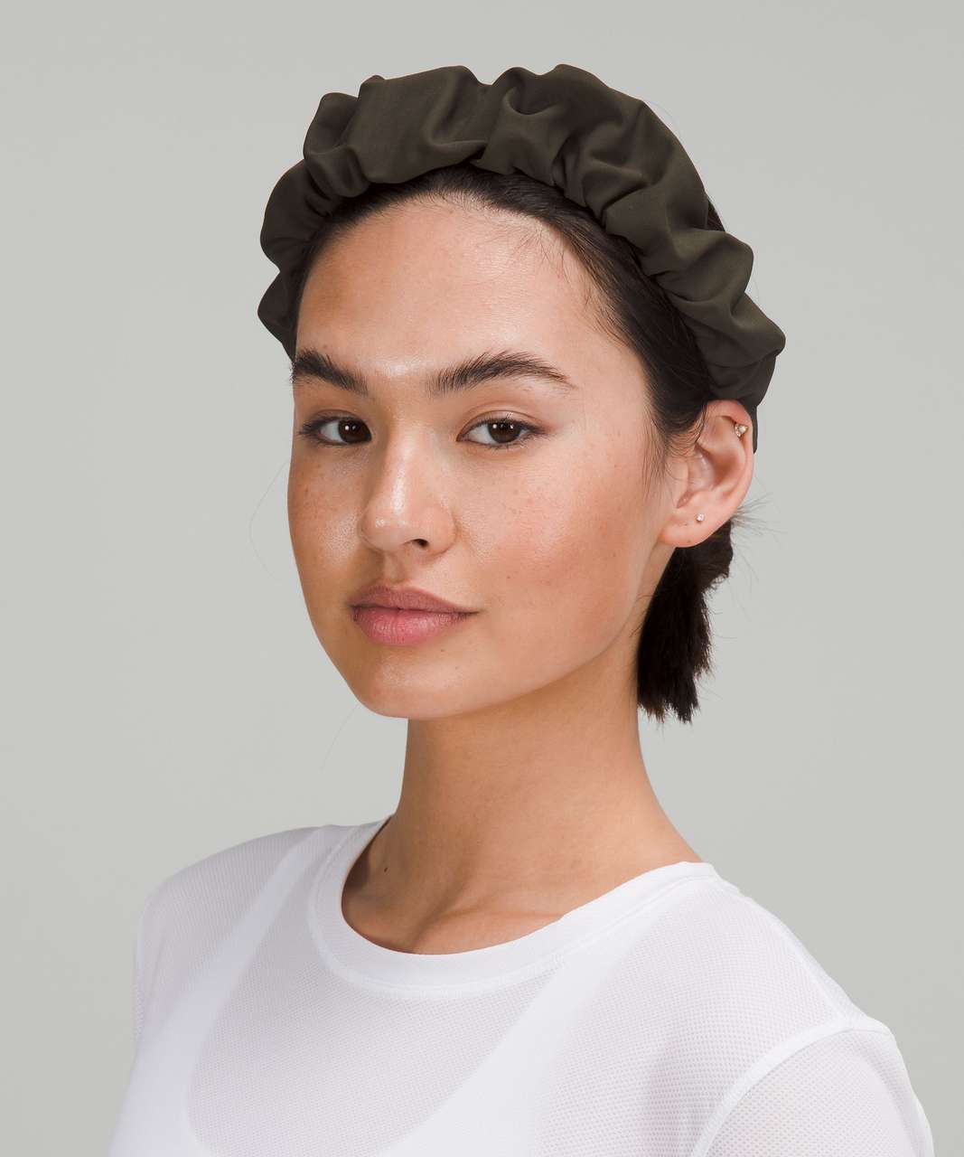 Lululemon Nulux Gathered Headband - Dark Olive