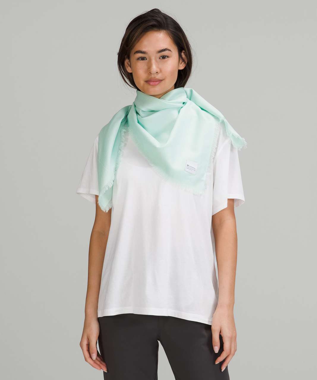 Lululemon Wool-Blend Square Scarf - Delicate Mint