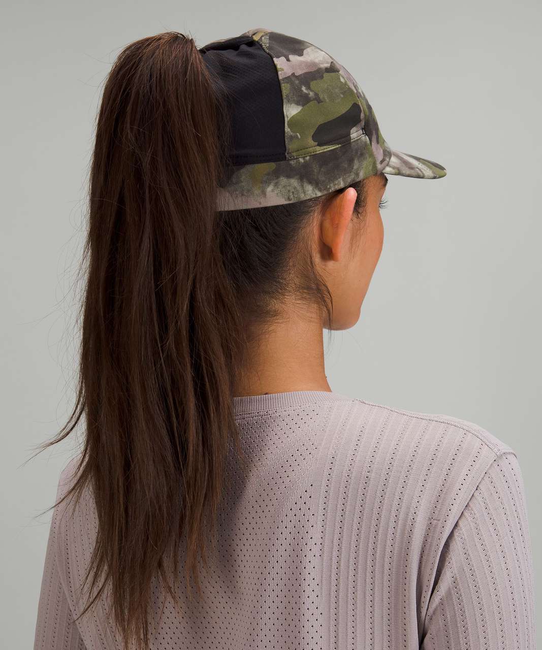 Lululemon Wunder Train Hat - Heritage Camo Wash Juniper Green Multi  / Black