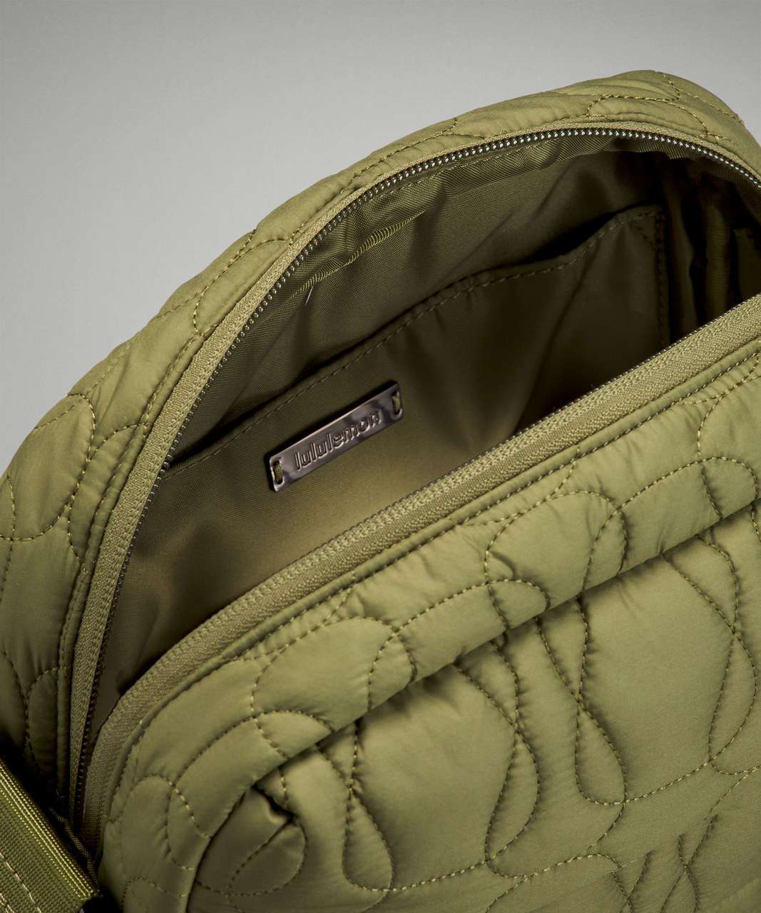 Lululemon Quilted Embrace Crossbody Bag - Bronze Green