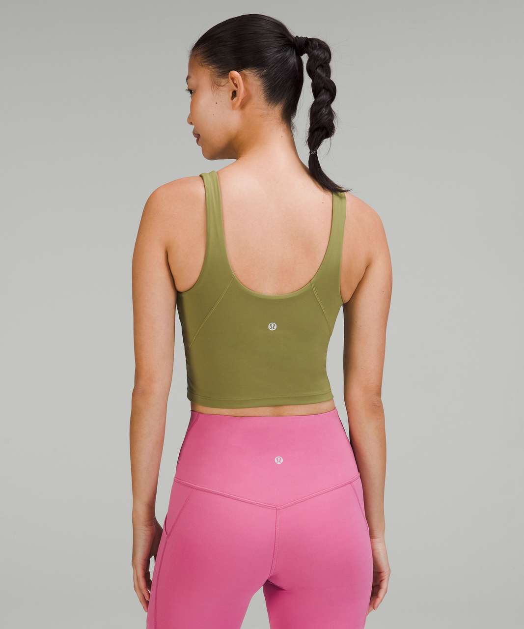 Align tank in bronze green (6), Align 23” leggings in bronze green (2) :  r/lululemon