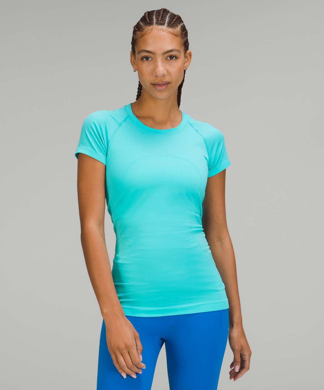 NEW Women Lululemon Swiftly Tech Short Sleeve 2.0 Rainforest Green Size 4