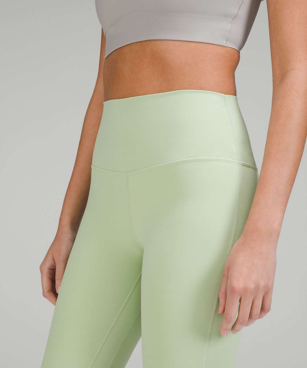 Soft Mint High-Waisted Crops