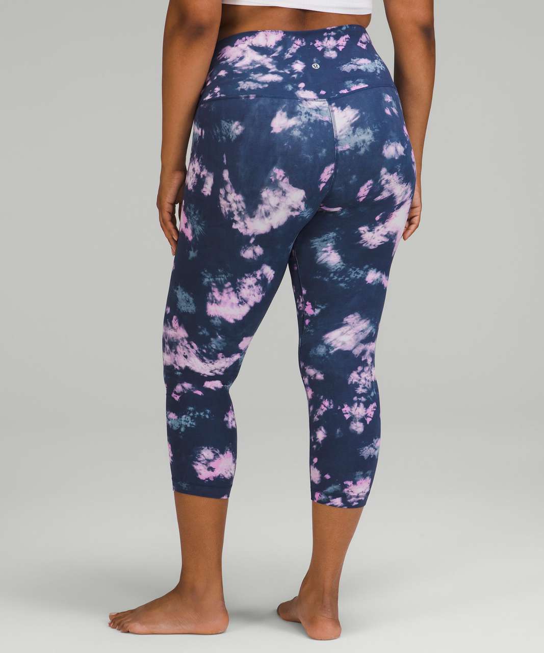 Lululemon Align High-Rise Crop 23 - Circulate Tie Dye Mineral