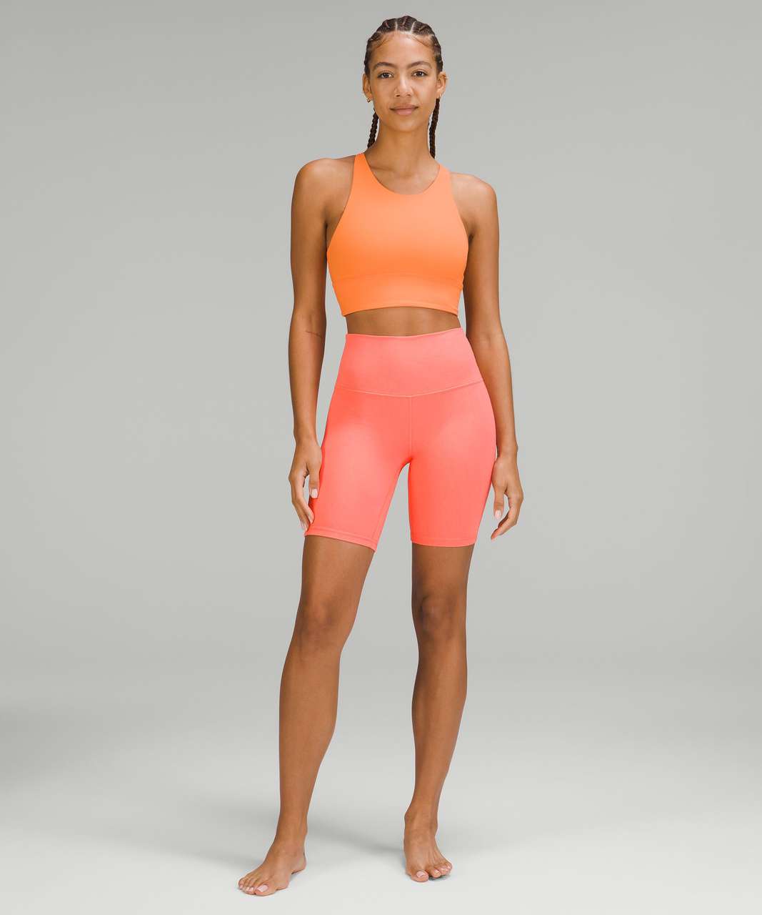 Lululemon Align High-Rise Short 8 - Burnt Orange - lulu fanatics