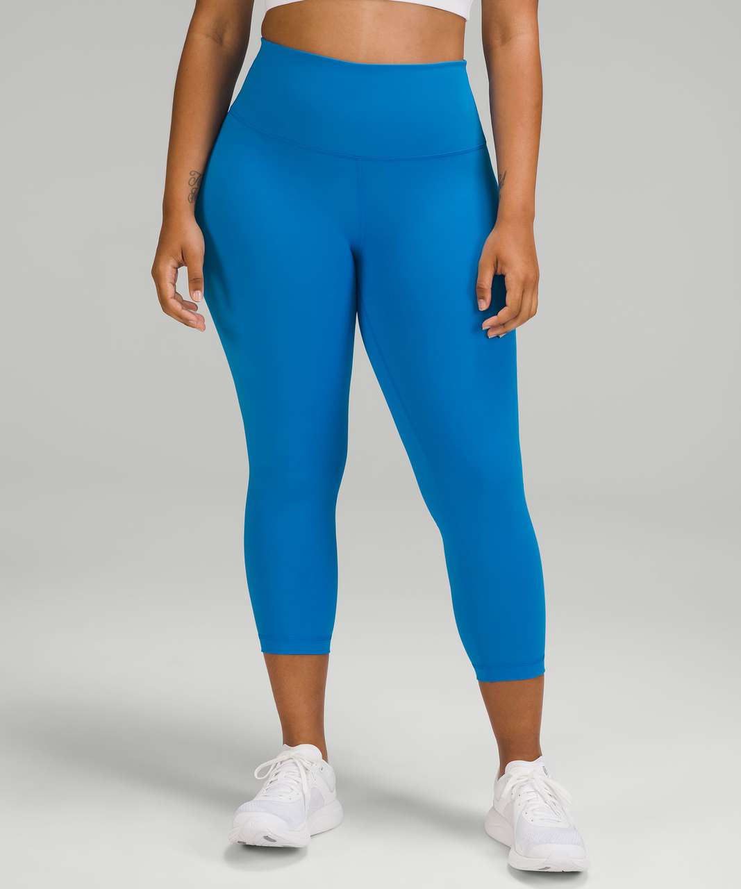 Lululemon Wunder Train High-Rise Crop 23 - Poolside - lulu fanatics