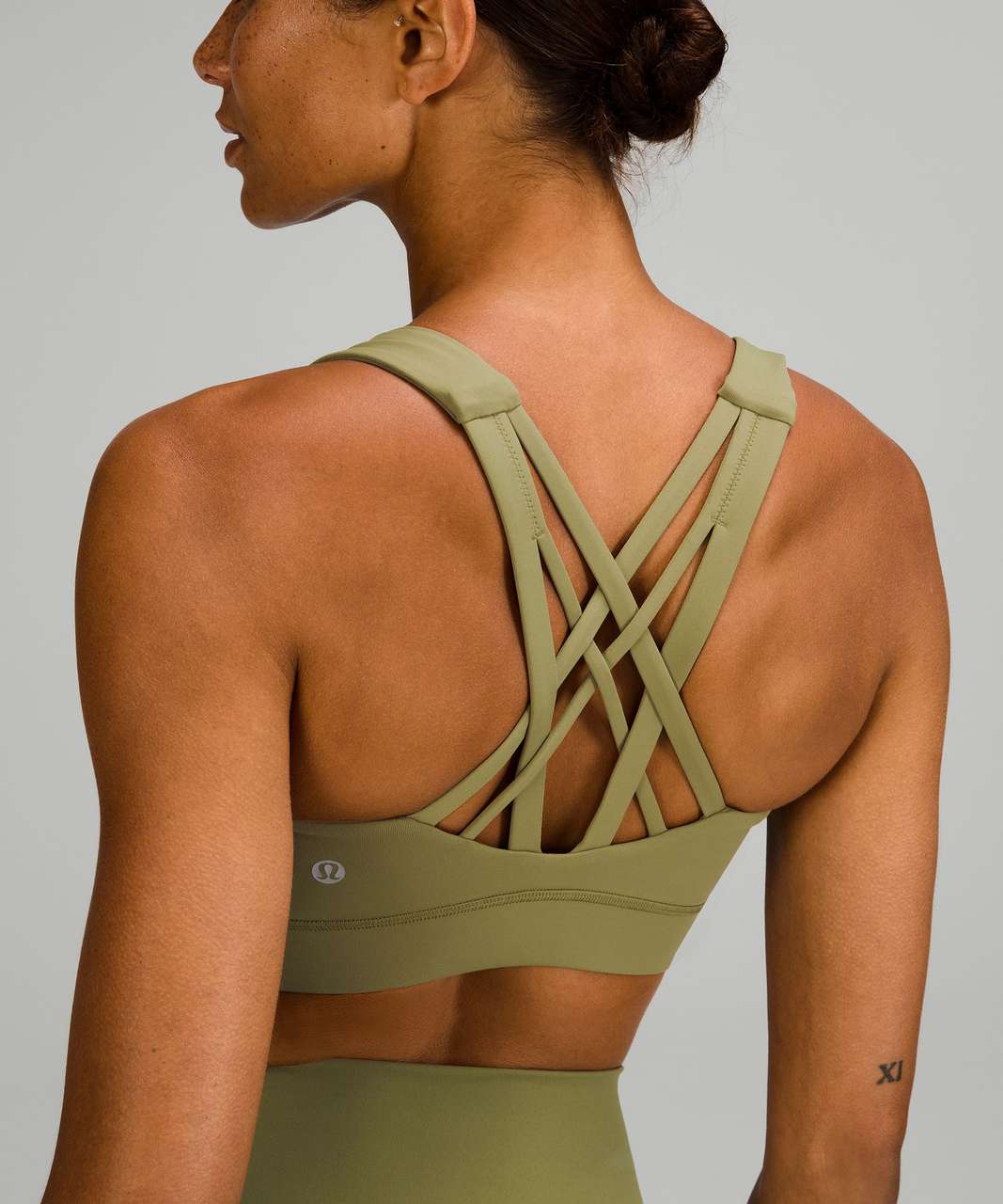 Lululemon Free to Be Elevated Bra *Light Support, DD/DDD(E) Cup - Bronze Green