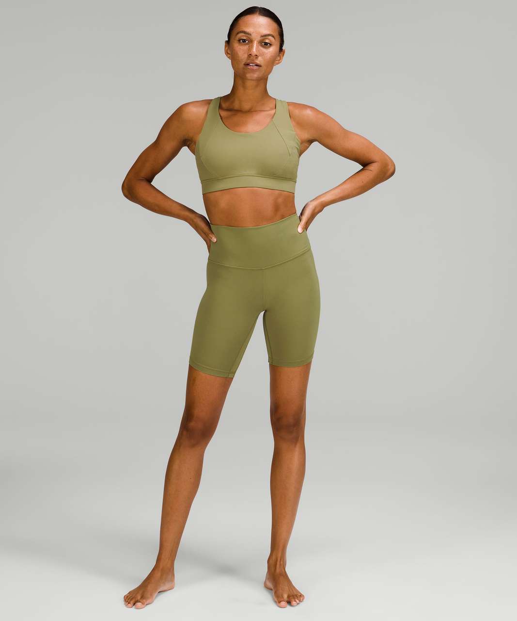 Lululemon Free to Be Elevated Bra *Light Support, DD/DDD(E) Cup - Bronze Green