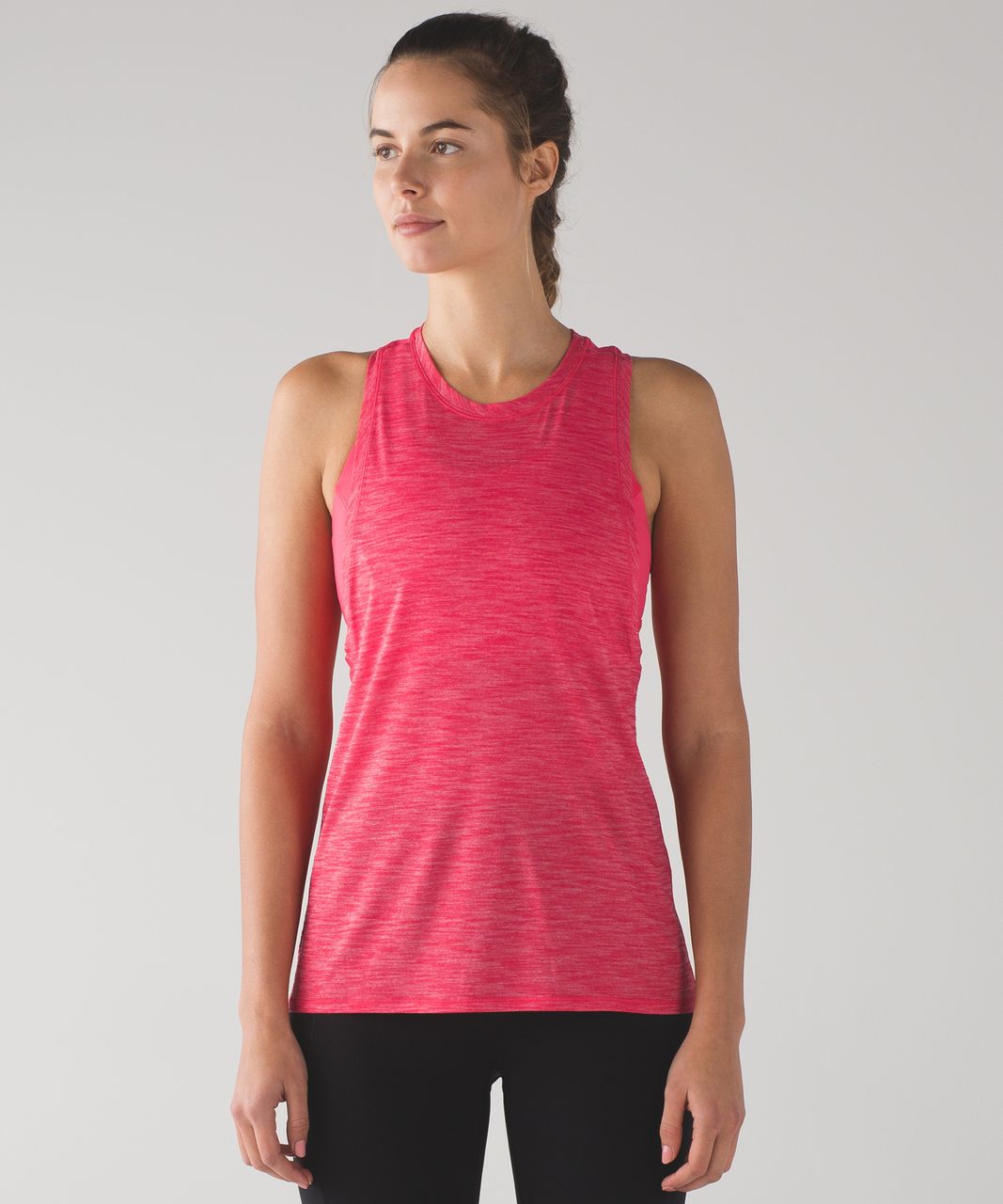 Lululemon Work The Circuit Tank - Heathered Lush Coral / Lush Coral