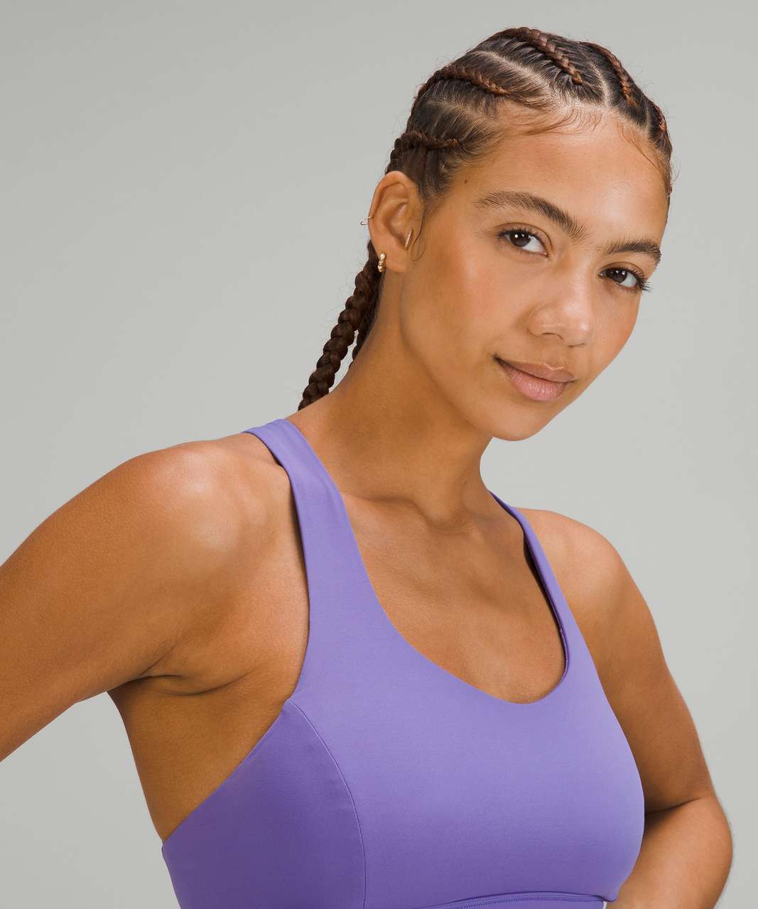 Indigo // lululemon Free to Be Serene Bra — INDIGO FITNESS