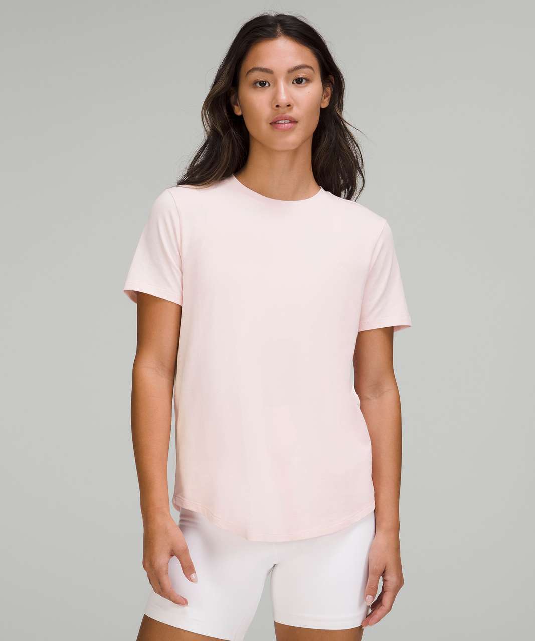 Lululemon Love Crew Short Sleeve T-Shirt - Pink Blossom - lulu fanatics