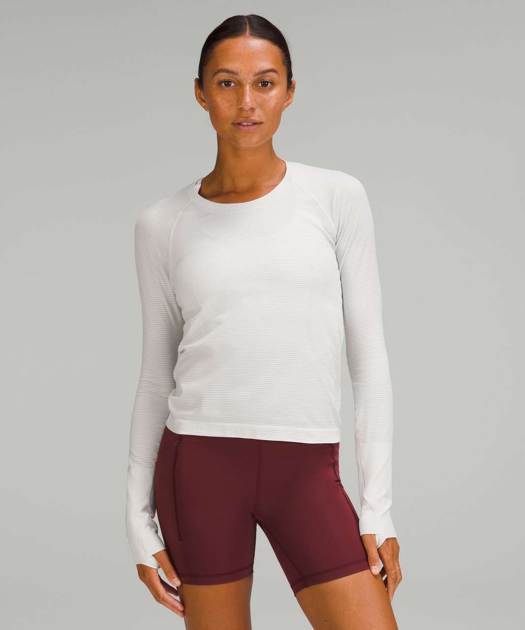 Lululemon Swiftly Tech Long Sleeve 2.0 *Race Length - White / White (First  Release) - lulu fanatics