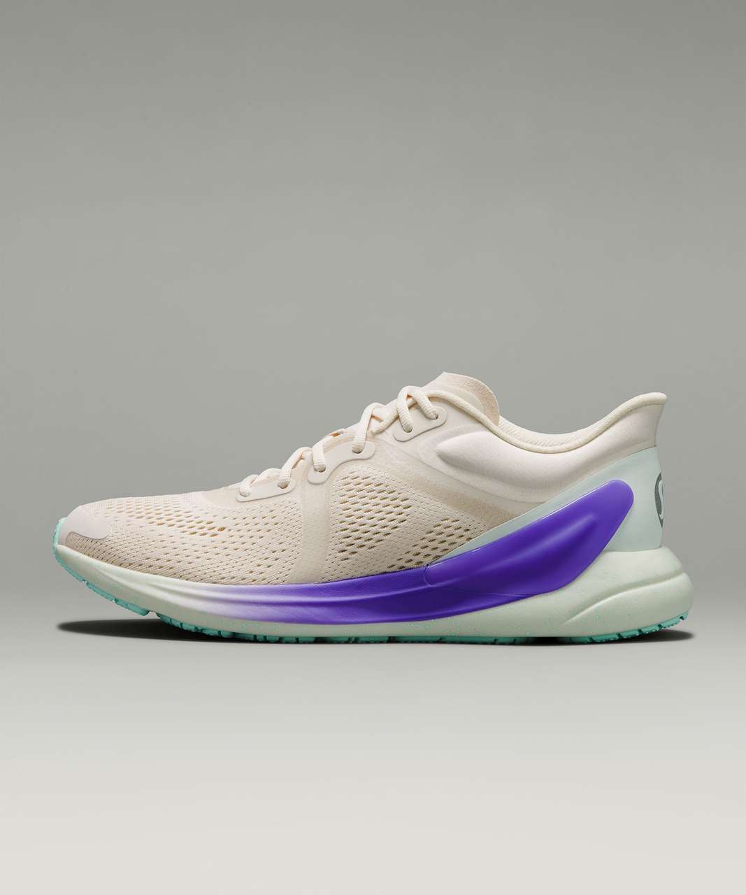 Lululemon Blissfeel Womens Running Shoe - Light Ivory / Charged Indigo / Delicate Mint