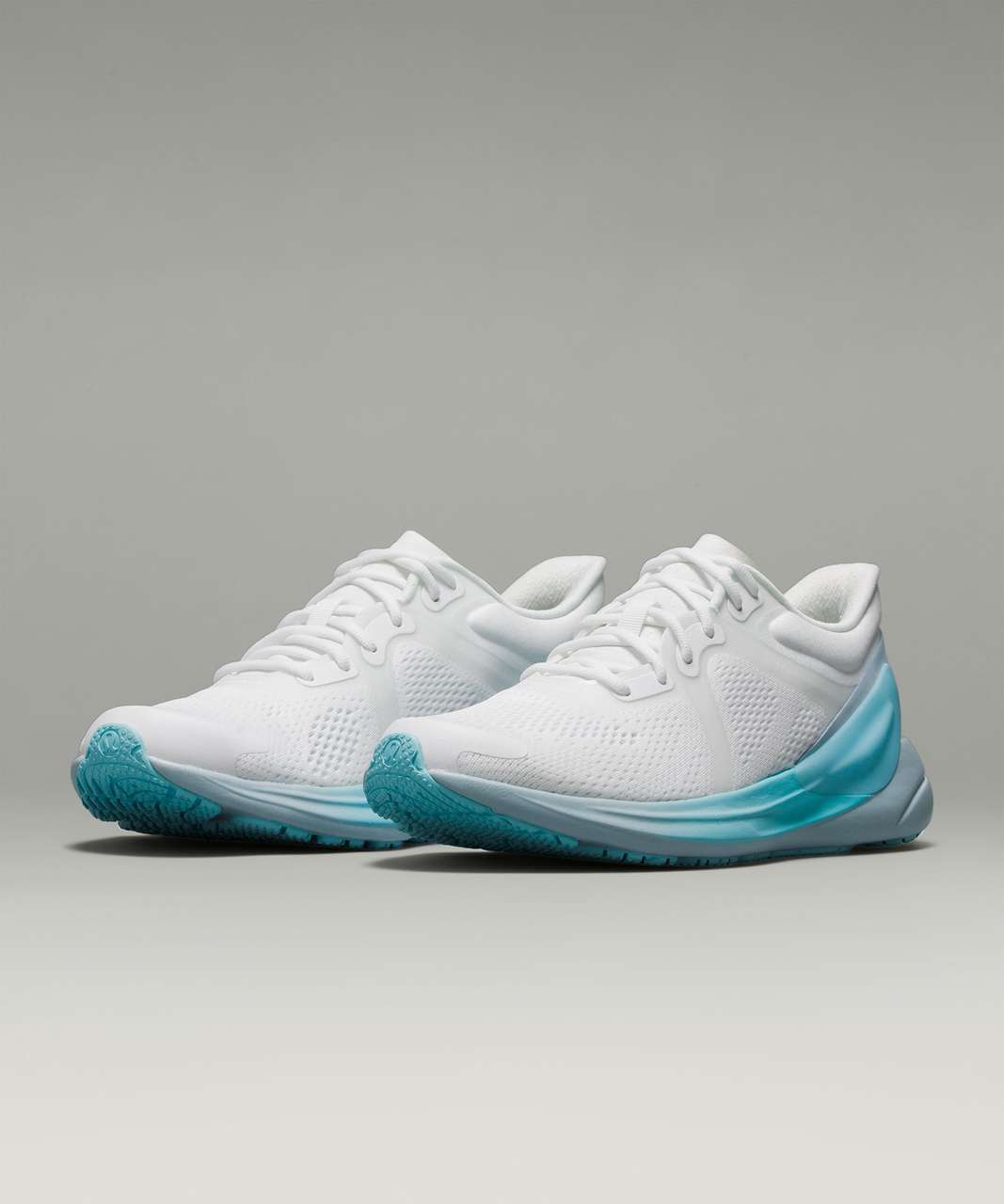 Lululemon Blissfeel Womens Running Shoe - White / Cyan Blue / Cirrus Blue - lulu  fanatics