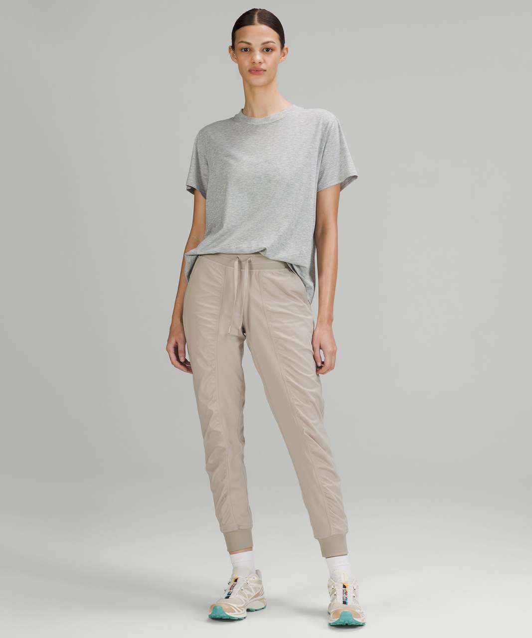 Buy Lululemon Dance Studio Mid-rise Joggers Full Length - Raw Linen At 19%  Off