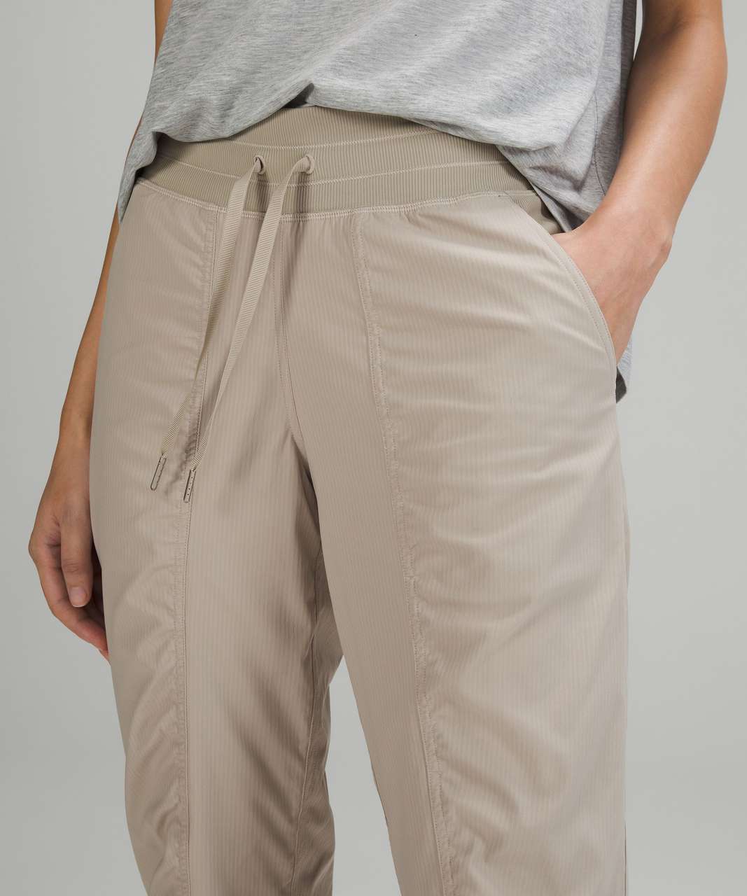 Lululemon Dance Studio Mid-Rise Lined Jogger - Raw Linen