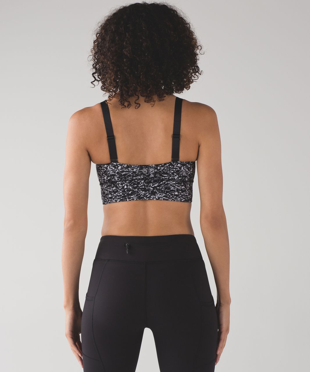 Lululemon Both Ways Bra - Iced Wave White Black - lulu fanatics