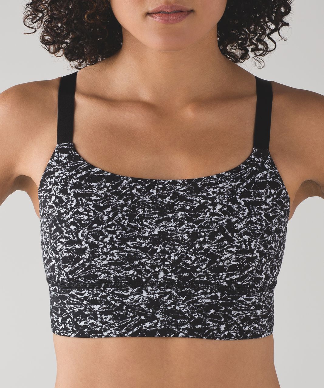 Lululemon Both Ways Bra - Iced Wave White Black