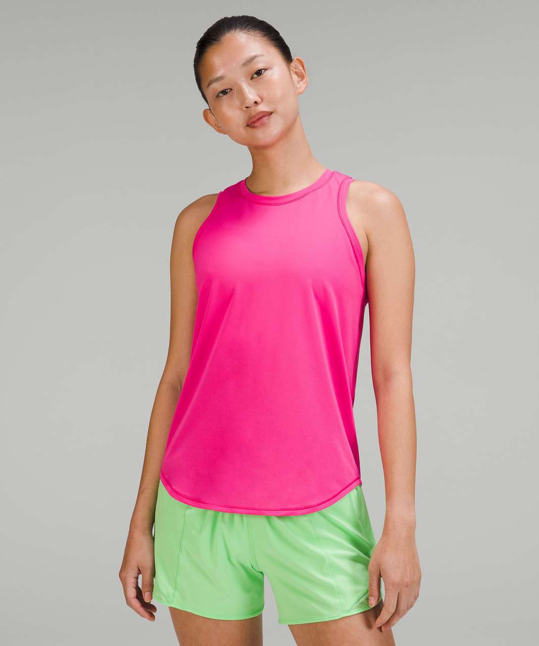 Lululemon High-Neck Running and Training Tank Top - Sonic Pink