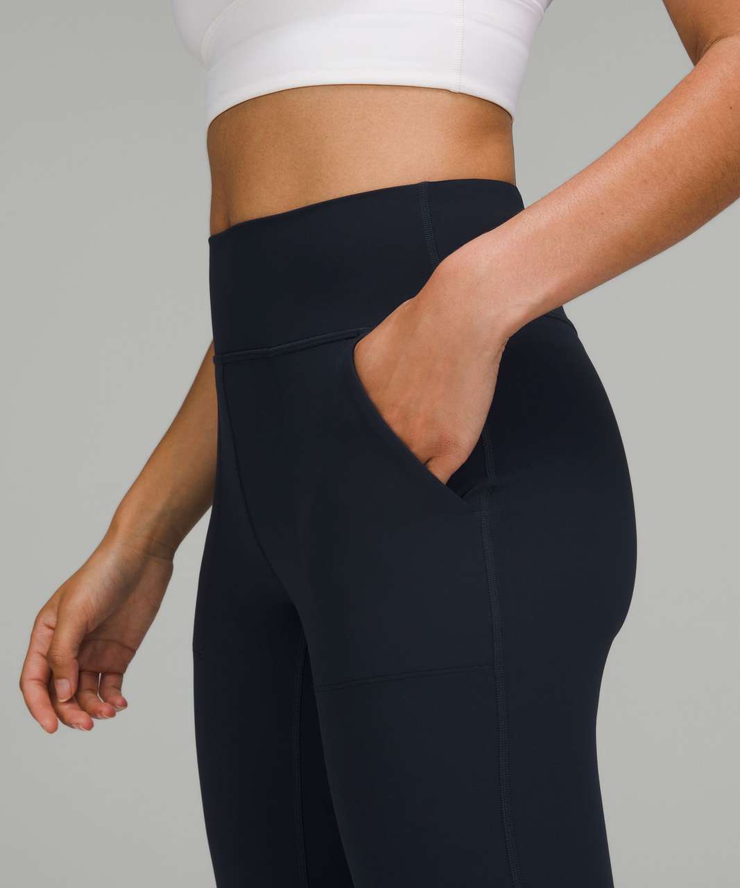 Lululemon Align High-Rise Cropped Jogger - True Navy - lulu fanatics