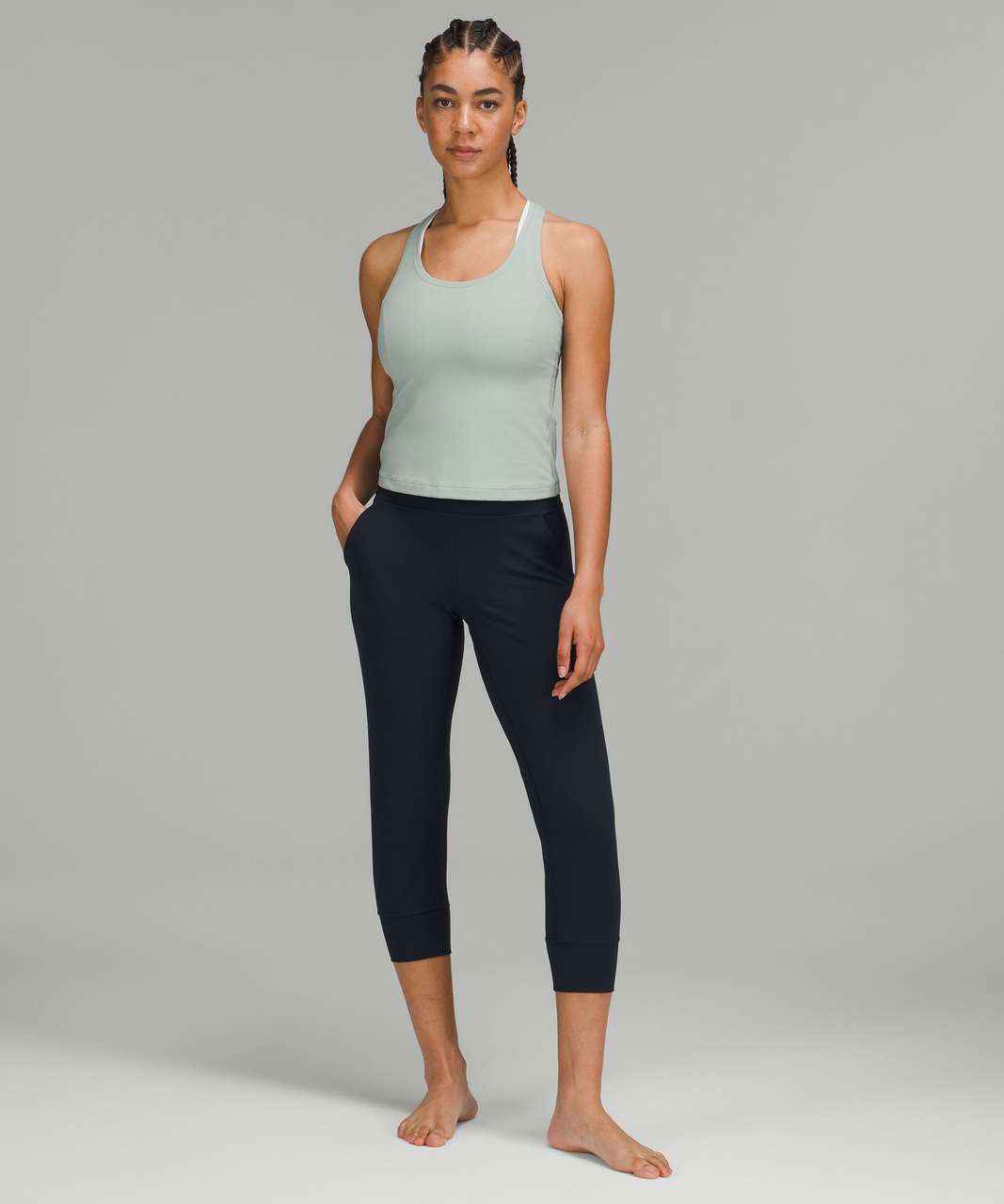 Lululemon Size 2 Align Jogger Crop Blue TRNV Pant Buttery Soft