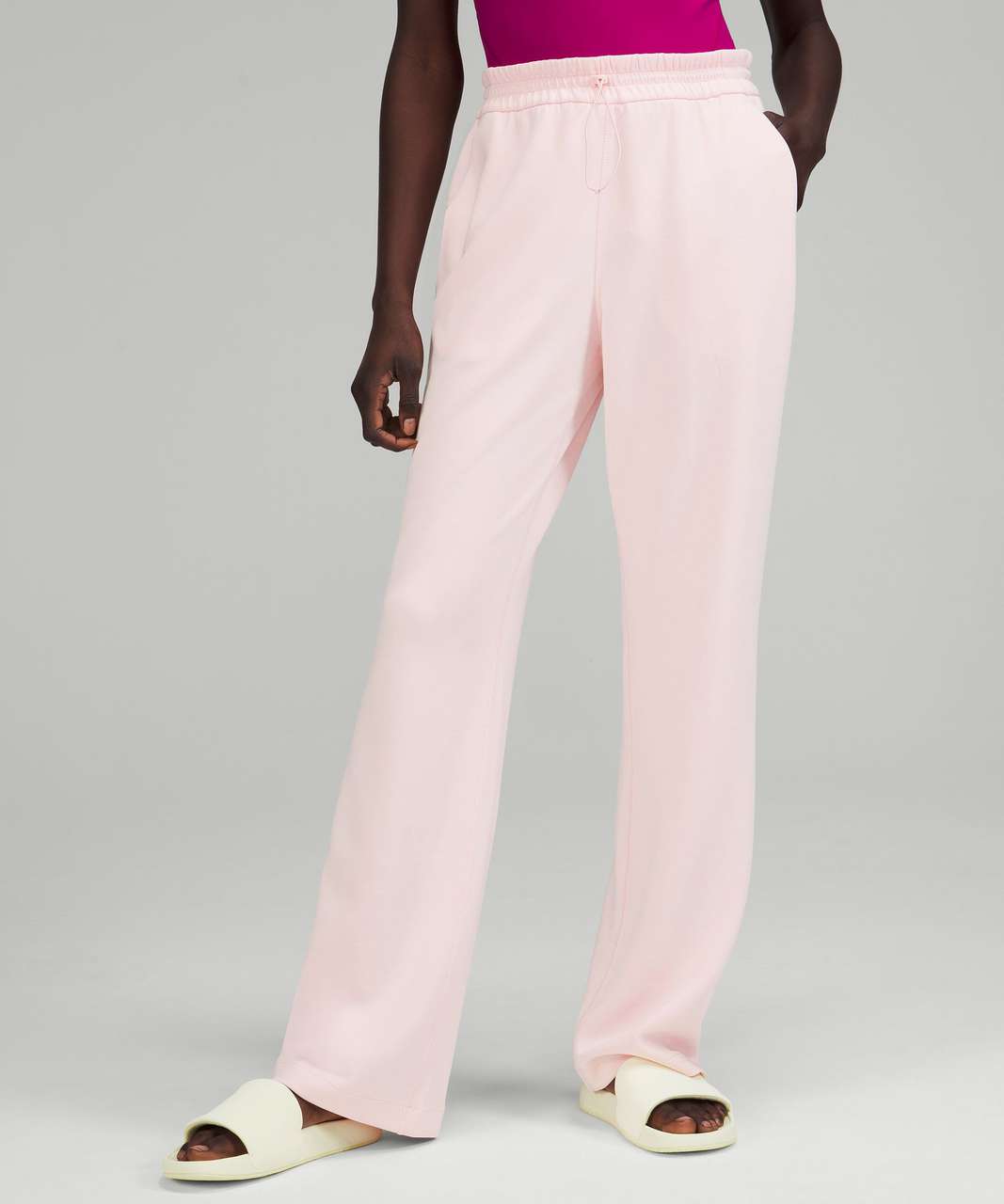 Recycled-Softstreme™ straight-leg pants