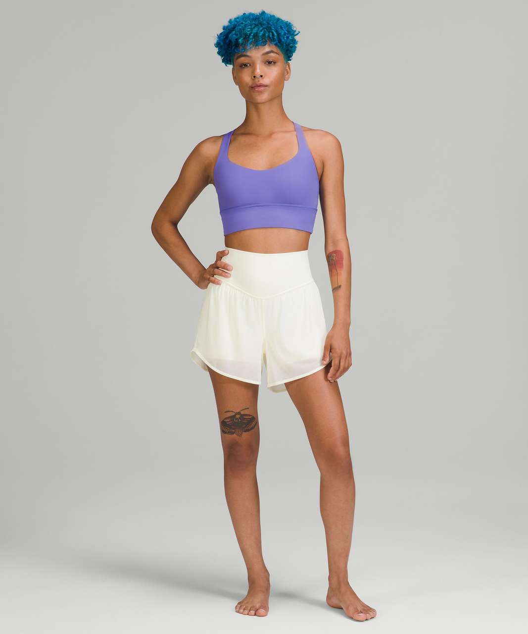 Nulu and Mesh High-Rise Yoga Short 3.5