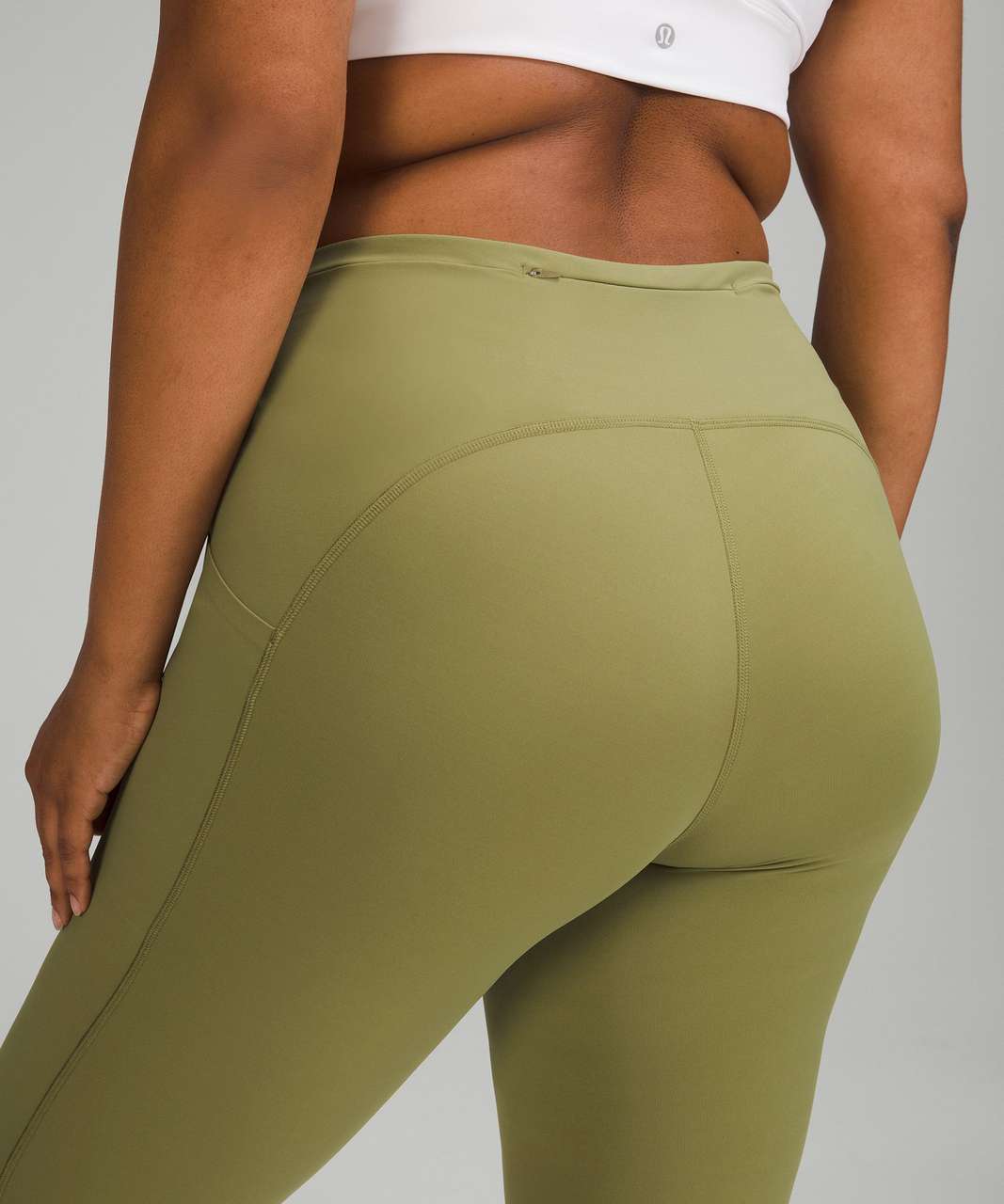 Lululemon Fast and Free High Rise Crop 23 - Heritage 365 Camo Crispin  Green Multi - lulu fanatics