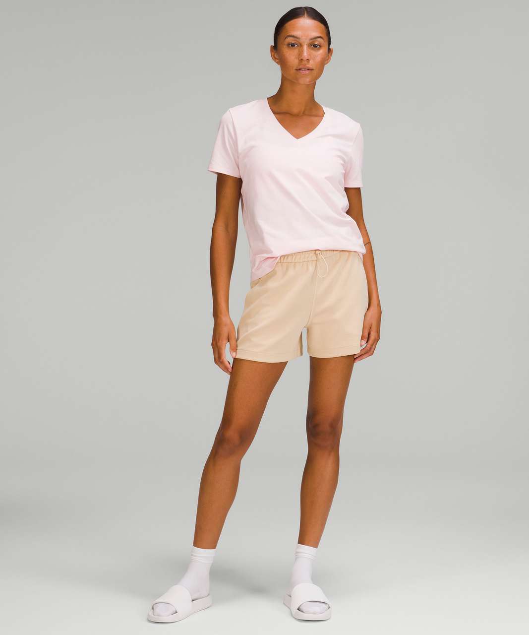 Lululemon Love V-Neck T-Shirt - Strawberry Milkshake (First Release)