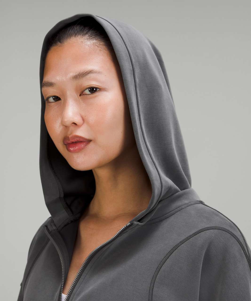 Lululemon Softstreme Pocketed Hoodie - Graphite Grey - lulu fanatics